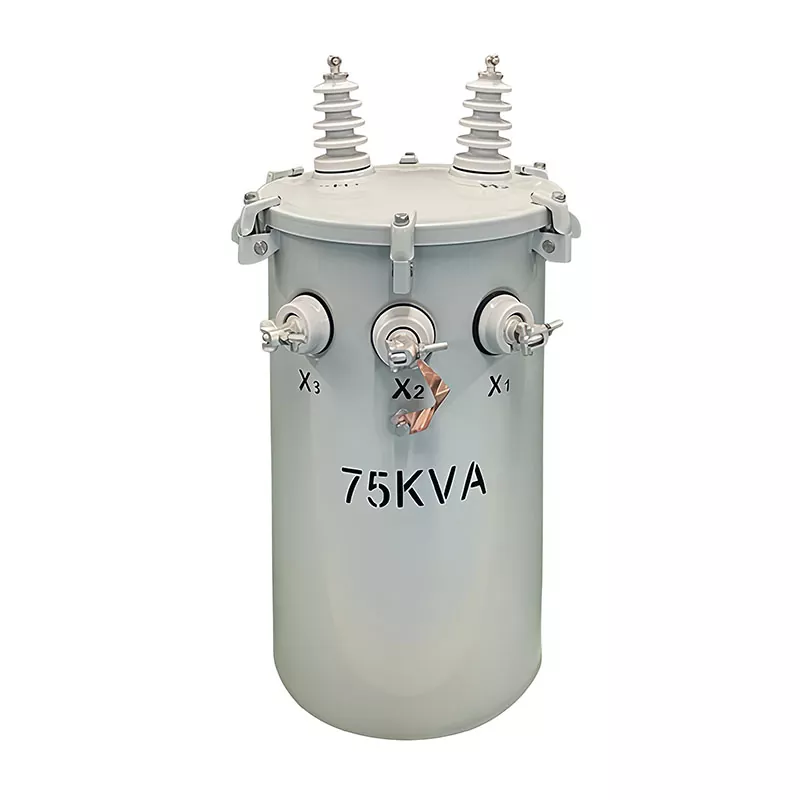 75KVA துருவத்தில் பொருத்தப்பட்ட மின்மாற்றி